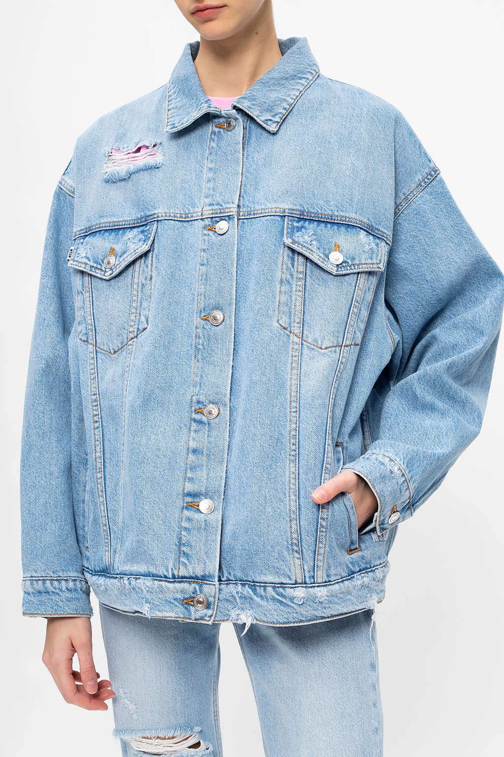 Msgm store denim jacket